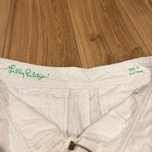 Lilly Pulitzer White Eyelet The Walsh Short Size 10